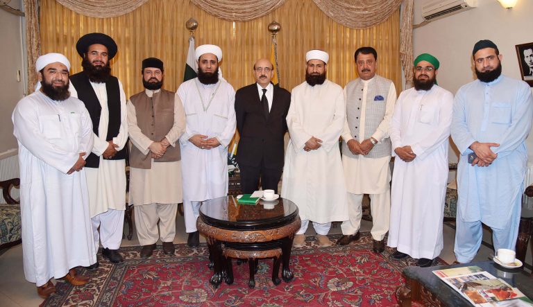 Masood urges ulema to promote tolerance, interfaith harmony