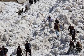Avalanche traps four people in Chitral