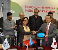 Japan provides 510 million Yen to assist Pakistan’s efforts for Polio Eradication