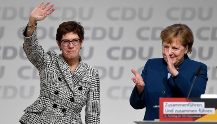 Merkel protege Kramp-Karrenbauer succeeds her as German CDU leader