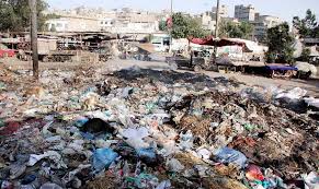 Dumps of garbage in Pipri Malir irk the residents of the area