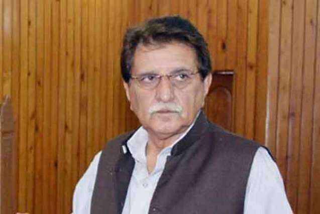 AJK PM seeks world powers’ role to settle K-dispute Denounces Indian state terrorism in IoK