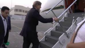 Shahbaz leaves for London