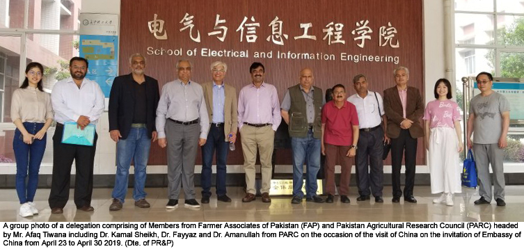 FAP-PARC delegation visits China to explore agriculture collaboration