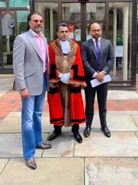 Councilor Nazim Iftikhar Choudary takes over the office as Mayor of Northampton Borough Council: