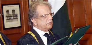 Justice Sh. Azmat Saeed takes oath as Acting Chief Justice of Pakistan