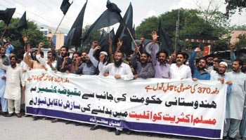 People of Kashmir rejects abrogation of 35-A, Rallies held across AJK