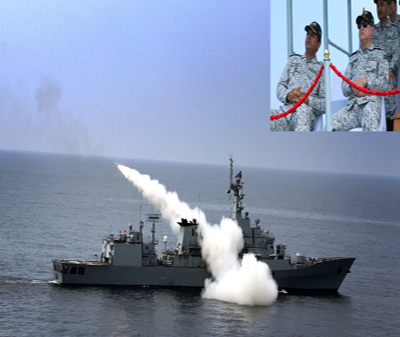 Pakistan Navy conducts live Missile firings in North Arabian Sea