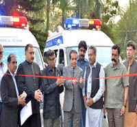 OGDCL inaugurates 15 ambulances ceremony to be distributed across the country