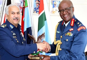 Air Chief meets Kenyan Military Command during his visit to Kenya
