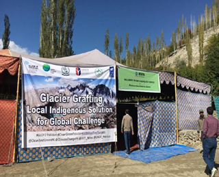 UNDP’s GLOF II project helps residents of Gilgit-Baltistan for clean drinking water through Glacier Grafting