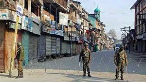 Military lockdown, restrictions continue on 100th consecutive day today in IOJ&K