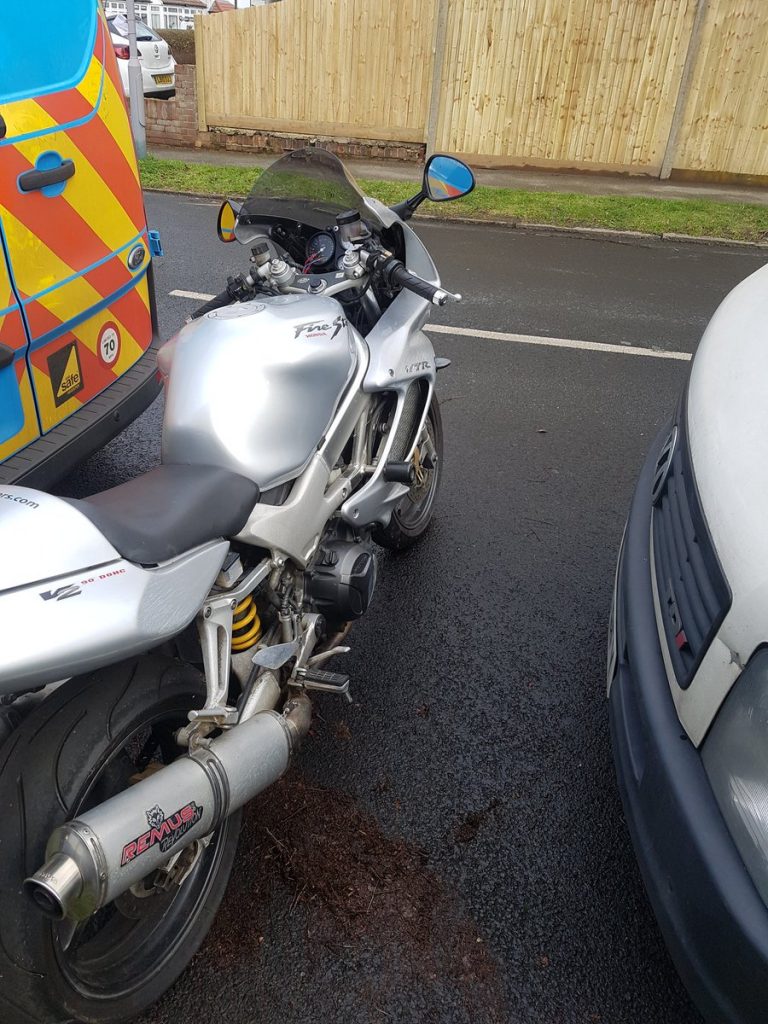 National Highways & Motorway Police recovers a stolen motorcycle