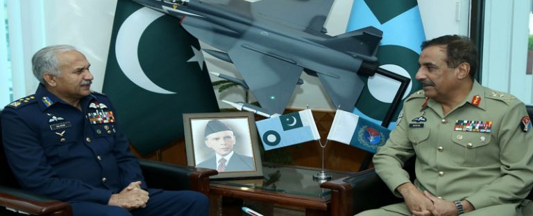 Chairman JCSC General Nadeem Raza pays maiden visit to Air Headquarters