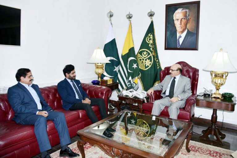 AJK President eulogizes humanitarian services of PRCS