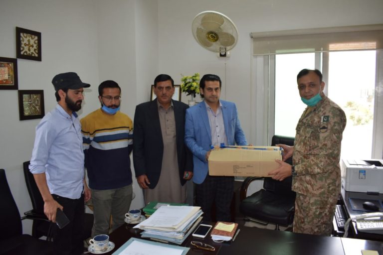 SFA distributed PPE kits in public and private hospitals at Rawalakot