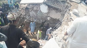 5-story building collapses near Mirpur, 30 people feared trapped under debris