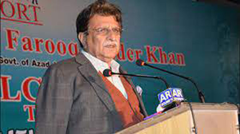 Govt has devised comprehensive developmental policy for sustained development in AJK says PM Raja Farooq Haider