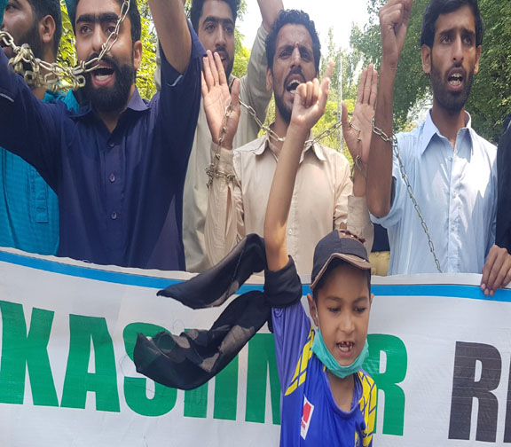 People of Kashmir marked Black day on 5th August