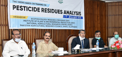 PARC Organizes Hands-on Training in Pesticides Residues Analysis