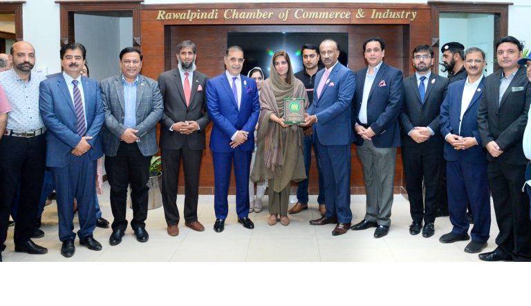 Zartaj Gul visits Rawalpindi Chamber of Commerce and Industry