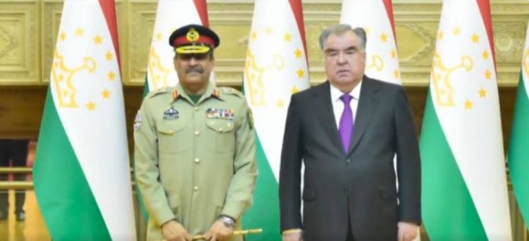 Sacrifices rendered by Pakistan army in war on terror highly meritorious: Tajik leadership