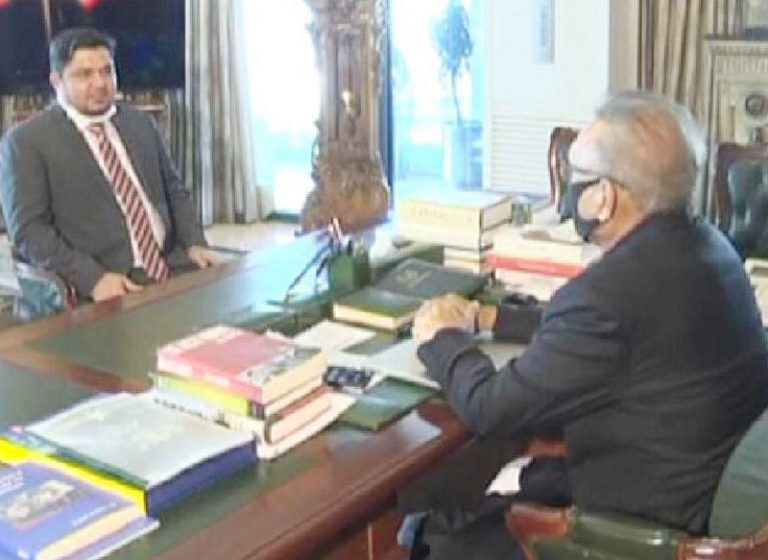 President Dr. Alvi assures all out support to Kashmir cause