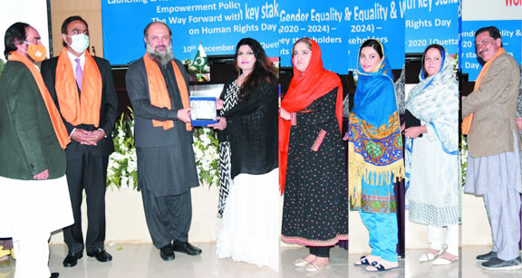 CM Balochistan encourages women participation in the development of the country