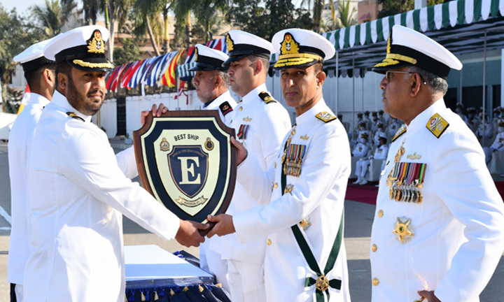 PAKISTAN NAVY CONDUCTS FLEET ANNUAL EFFICIENCY COMPETITION  PARADE UPON CULMINATION OF OPERATIONAL YEAR