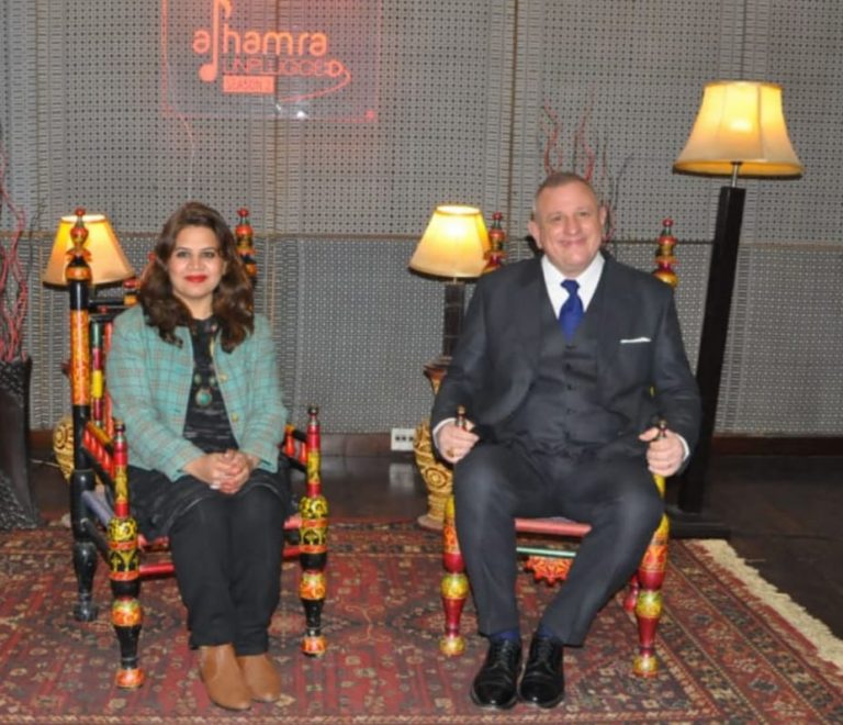Italian Ambassador Arts and Culture visits Lahore