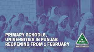 Primary, Middle schools, universities to reopen from Feb 01 in the country