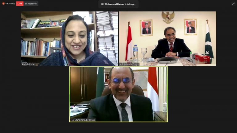 IPDS hosts webinar on “Exploring Business, Education and Tourism opportunities in Indonesia and Pakistan”