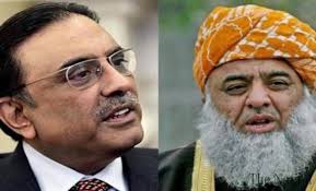Zardari-Maulana Fazl discuss senate polls, long march strategy in telephonic conversation