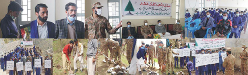 Boys Middle School Chanjal Organizes Clean And Green Tree Planting Campaign