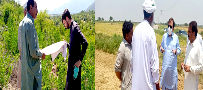 Construction of 765 / 220 kV grid station at Mansehra ;