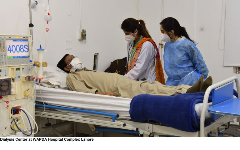 Dialysis Centers set up in WAPDA hospitals at Lahore, Multan, Gujranwala