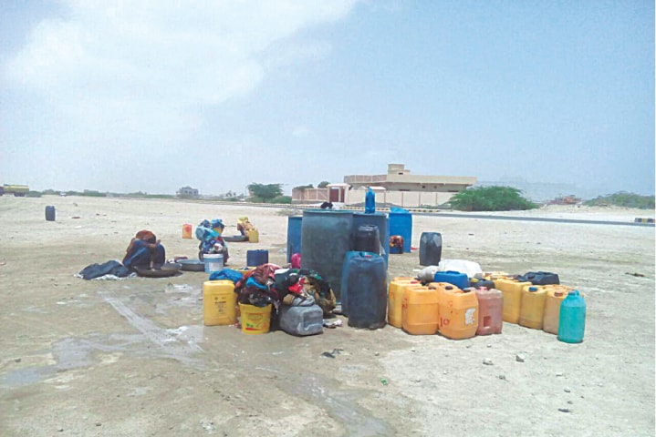 Lack of water in Gwadar