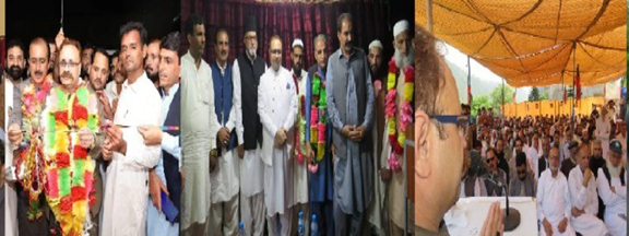 Sardar Tanveer Ilyas continues AJK polls campaign in constituencies