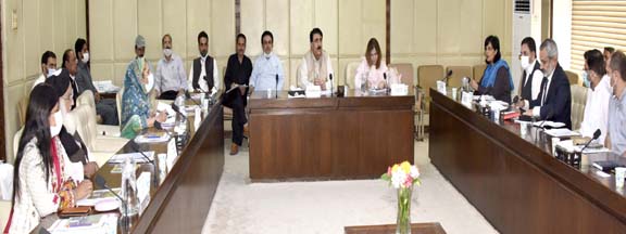 Review meeting on multidimensional projections by senate standing committee