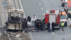 45 killed in bus crash in Bulgaria