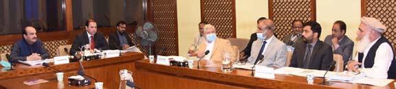 Senate Standing sub-Committee on Housing and Works meets under the convenorship of Senator Kamil Ali Agha.