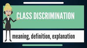 Class Discrimination