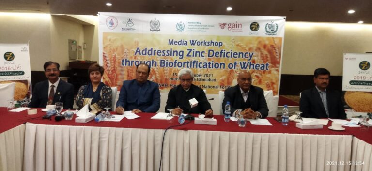 More than 50 million Pakistani intake inadequate zinc for health: Syed Fakhar Imam