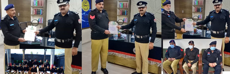 SHO Inspector Sohail Yousuf of Kotli District declared as topper in performance