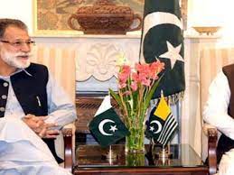 GB CM Khalid Khurshid calls on PM AJK