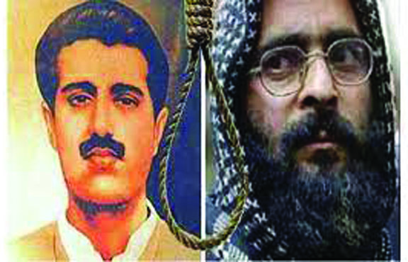 Jailed JKNF Supremo remembers Shaheed – e – Kashmir Maqbool Bhat, Dr. Afzal Guru: