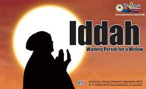 Iddah meaning a woman instructed to observe waiting period