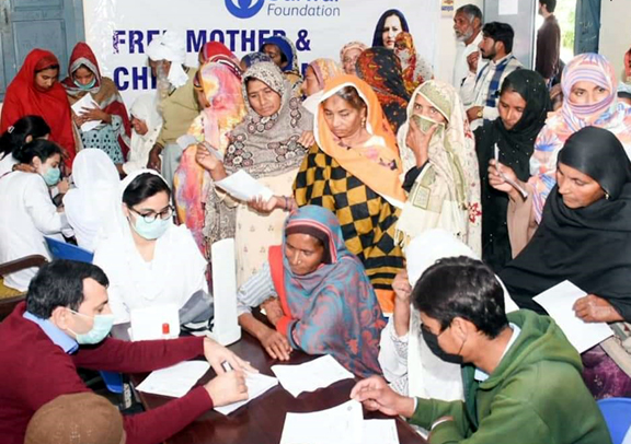 Wife of Governor Punjab, launches a new campaign of “Free Eye Camp”. Free check-ups and free operations