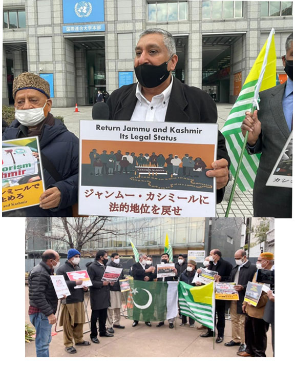 Japan-based Kashmiris to stage anti-India rally during Modi’s visit to Tokyo next month: KSF Chief;