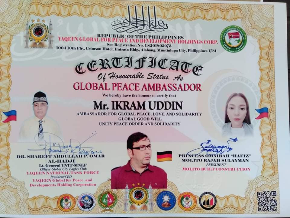 Dr. Abdullah Omar congratulates Mr.Ikram on becoming CEO Global Times